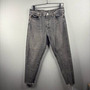 Levi's Graywash Cutoff Jeans